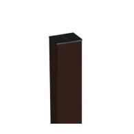 картинка Столб из черного металла + ППЛ RAL 7040, 5005, 6018, 7016, 8017 80х80х2 от магазина Альфа Плейс